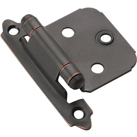 Hd A03429 ORB Amerock Decorative Self Closing Overlay Cabinet Door Hinge; Oil Rubbed Bronze A03429 ORB